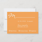 Vogel van Paradise Wedding RSVP-kaart RSVP Kaartje (Achterkant)