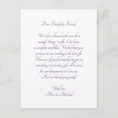 Vogel van Paradise Wedding Wishing Well Kaarten (Voorkant)