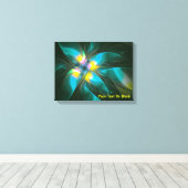 Vogel van Paradsie Canvas Afdruk (Insitu (Houten vloer))