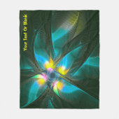 Vogel van Paradsie Fleece Deken (Voorkant)