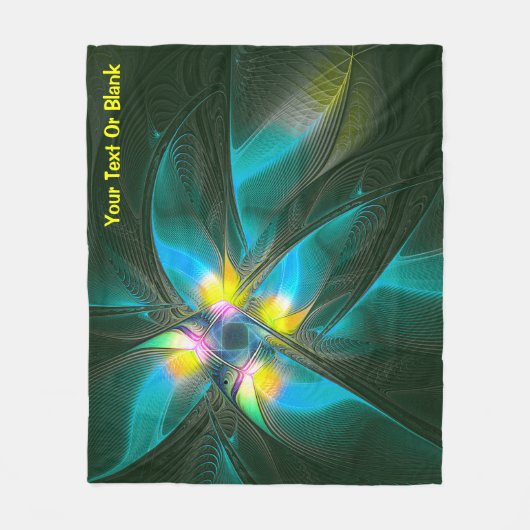 Vogel van Paradsie Fleece Deken (Voorkant)