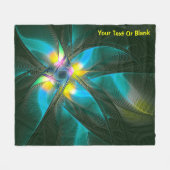 Vogel van Paradsie Fleece Deken (Voorkant (Horizontaal))