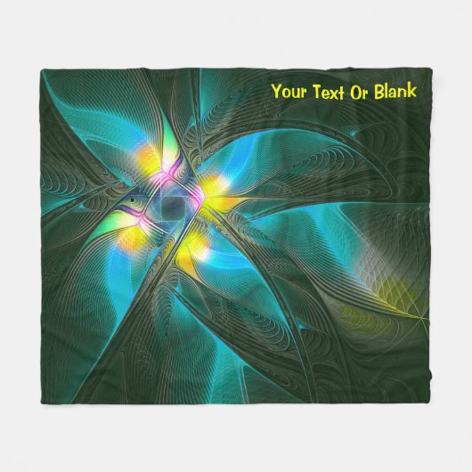 Vogel van Paradsie Fleece Deken (Voorkant (Horizontaal))