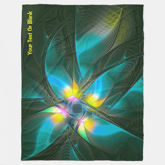 Vogel van Paradsie Fleece Deken (Voorkant)