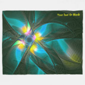 Vogel van Paradsie Fleece Deken (Voorkant (Horizontaal))