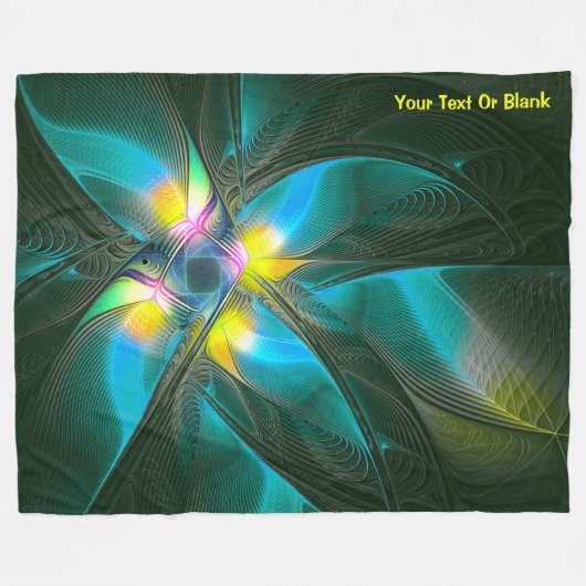 Vogel van Paradsie Fleece Deken (Voorkant (Horizontaal))