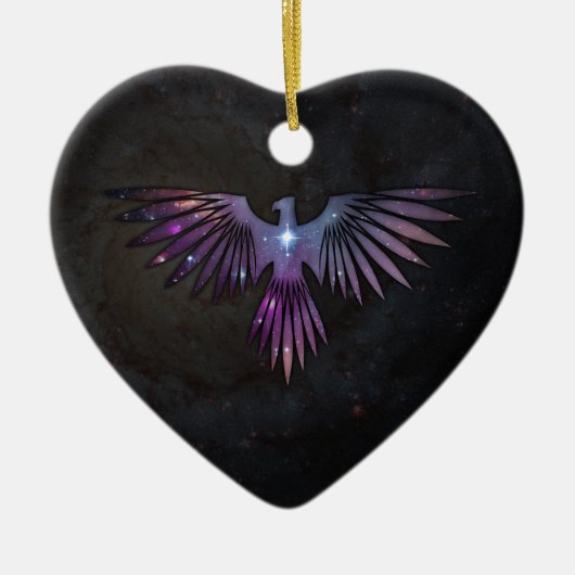 Vogel van Prey Keramisch Ornament (Voorkant)