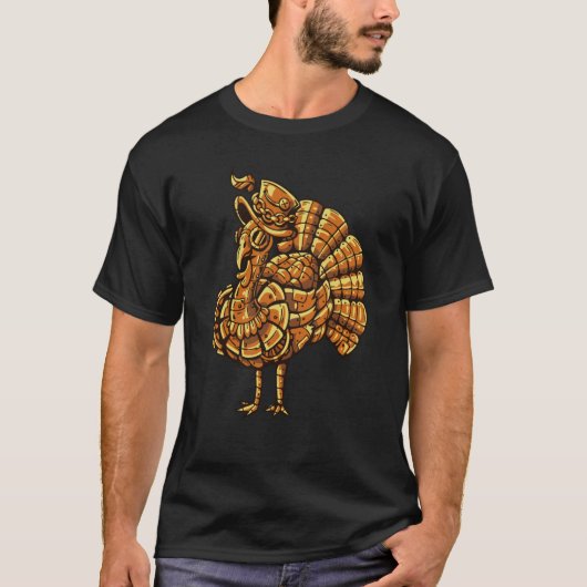  vogel van Steampunk T-shirt (Voorkant)