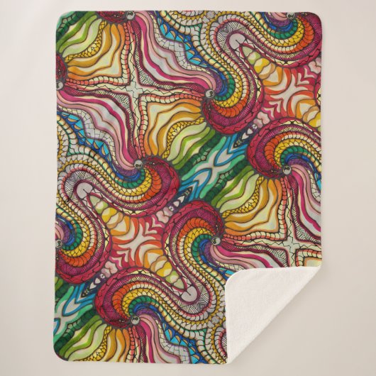 Vogel van trots 2025 sherpa deken (Voorkant)