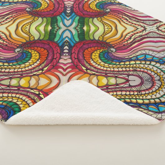 Vogel van trots 2025 sherpa deken (3/4)