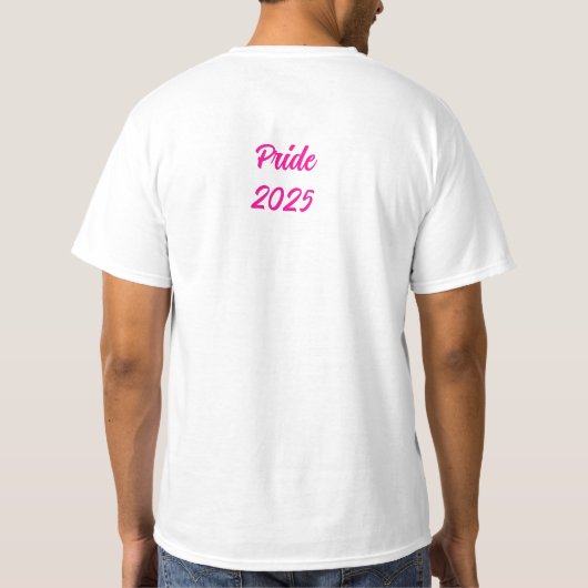 Vogel van trots 2025 t-shirt (Achterkant)