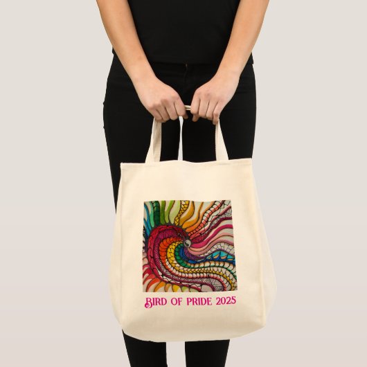 Vogel van trots 2025 tote bag (Voorkant (product))