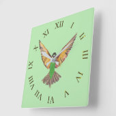 vogel vierkante klok (Hoek)