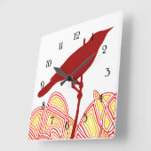 vogel vierkante klok (Hoek)