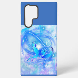 Vogel vliegen abstract ontwerp samsung galaxy hoesje