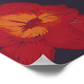  Vogel, Vlinder, Borduurwerk Waterverf. Poster (Hoek)