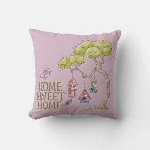 Vogel Vogelhuis Thuis Worp Kussen