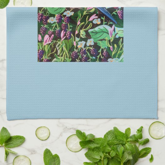 Vogel, vogels en meer vogels! theedoek (Gevouwen)