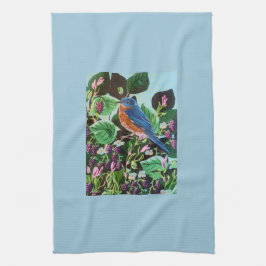 Vogel, vogels en meer vogels! theedoek