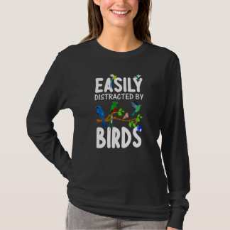 Vogel voor mannen vrouwen ornithologie vogelaar t-shirt
