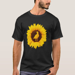 Vogel voor vrouwelijke Mannen - Zonnebloem T-shirt