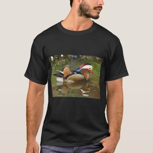 Vogel vreugdevol zwemmen T-shirt (Voorkant)