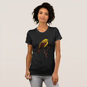 Vogel: Vrouw Westerne Tanager: Oorspronkelijke ill T-shirt (Voorkant volledig)