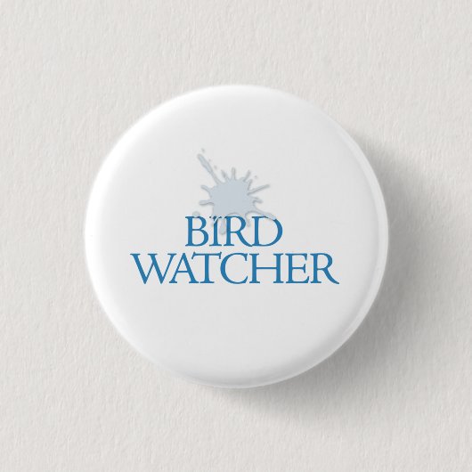 Vogel Waarnemer Ronde Button 3,2 Cm (Voorkant)