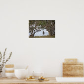 Vogel Wachtende Foto Poster (Keuken)