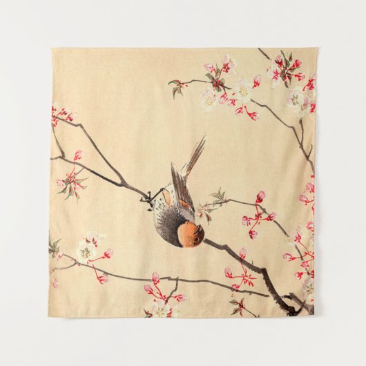 vogel wandkleed (Voorkant (horizontaal))