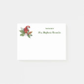 Vogel Waterverf papegaai van het bureau van Sticky Post-it® Notes (Voorkant)