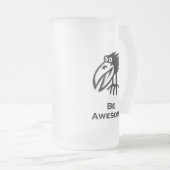 Vogel wees Geweldige Matglas Bierpul (Voorkant rechts)