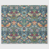  vogel william morris floral art cadeaupapier (Vlak)