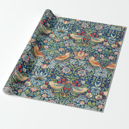  vogel william morris floral art cadeaupapier