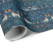  vogel William Morris floral Birds art Cadeaupapier (Rol Hoek)