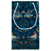vogel William Morris floral Birds art Klein Cadeauzakje (Achterkant)