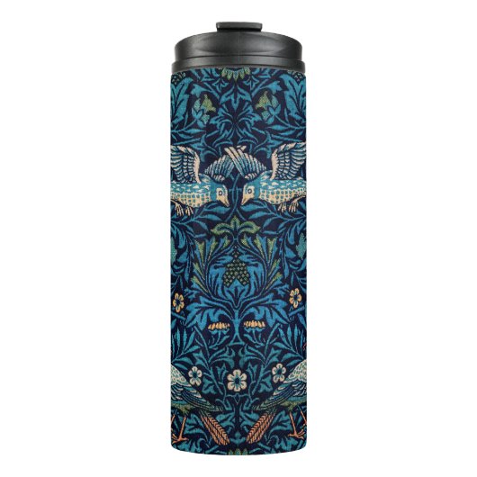  vogel William Morris floral Birds art Thermosbeker (Voorkant)
