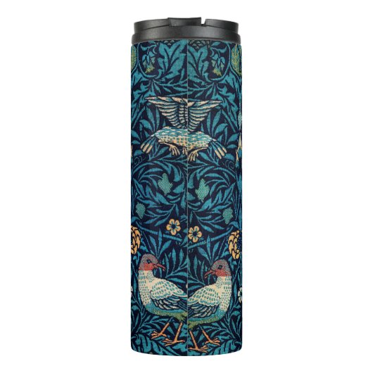  vogel William Morris floral Birds art Thermosbeker (Achterkant)