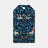  vogel William Morris florale kunst Cadeaulabel (Voorkant)