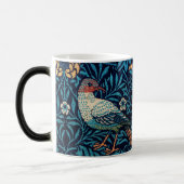 vogel William Morris florale kunst Magische Mok (Links)
