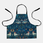  vogel William Morris florale kunst Schort (Voorkant)
