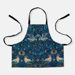  vogel William Morris florale kunst Schort