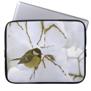 Vogel Winter Foto Neopreen Laptop Mouw 15" Laptop Sleeve