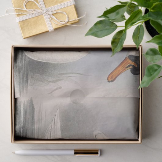 Vogel Witte Zwaan Ephemera Decoupage Tissuepapier (Geschenk)