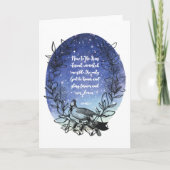 Vogel, Wreathe, de Kunst van de Manuscript van de Bedankkaart (Voorkant)