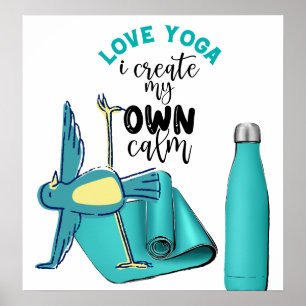 Vogel Yoga Quotes Poster