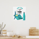 Vogel Yoga Quotes Poster (Keuken)