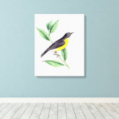 vogel | Zazzle_Growshop. Canvas Afdruk (Insitu (Houten vloer))