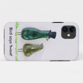 Vogel zegt 'tweet' Case-Mate iPhone case (Achterkant (horizontaal))