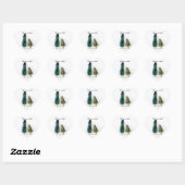 Vogel zegt 'tweet' hart sticker (Vel)